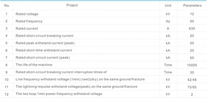 Plastik-Vcb Hochspg-Hochspannungsleistungsschalter für Lasts-Strom 1