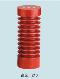 24kV Epoxy Resin Switchgear Support Insulator Light Weight 75X190mm Red Color